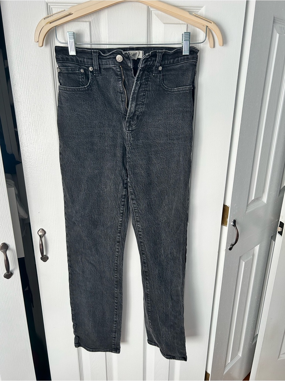 Madewell Washed Black High-Rise Jeans